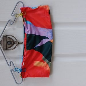 Bandeau Tropical Bikini Top Sz M